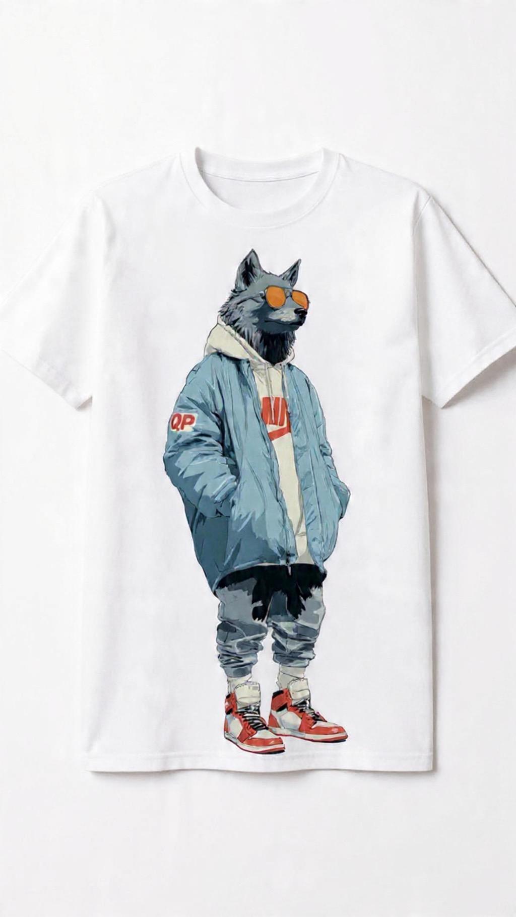 Short Sleeve Wolf T-Shirt