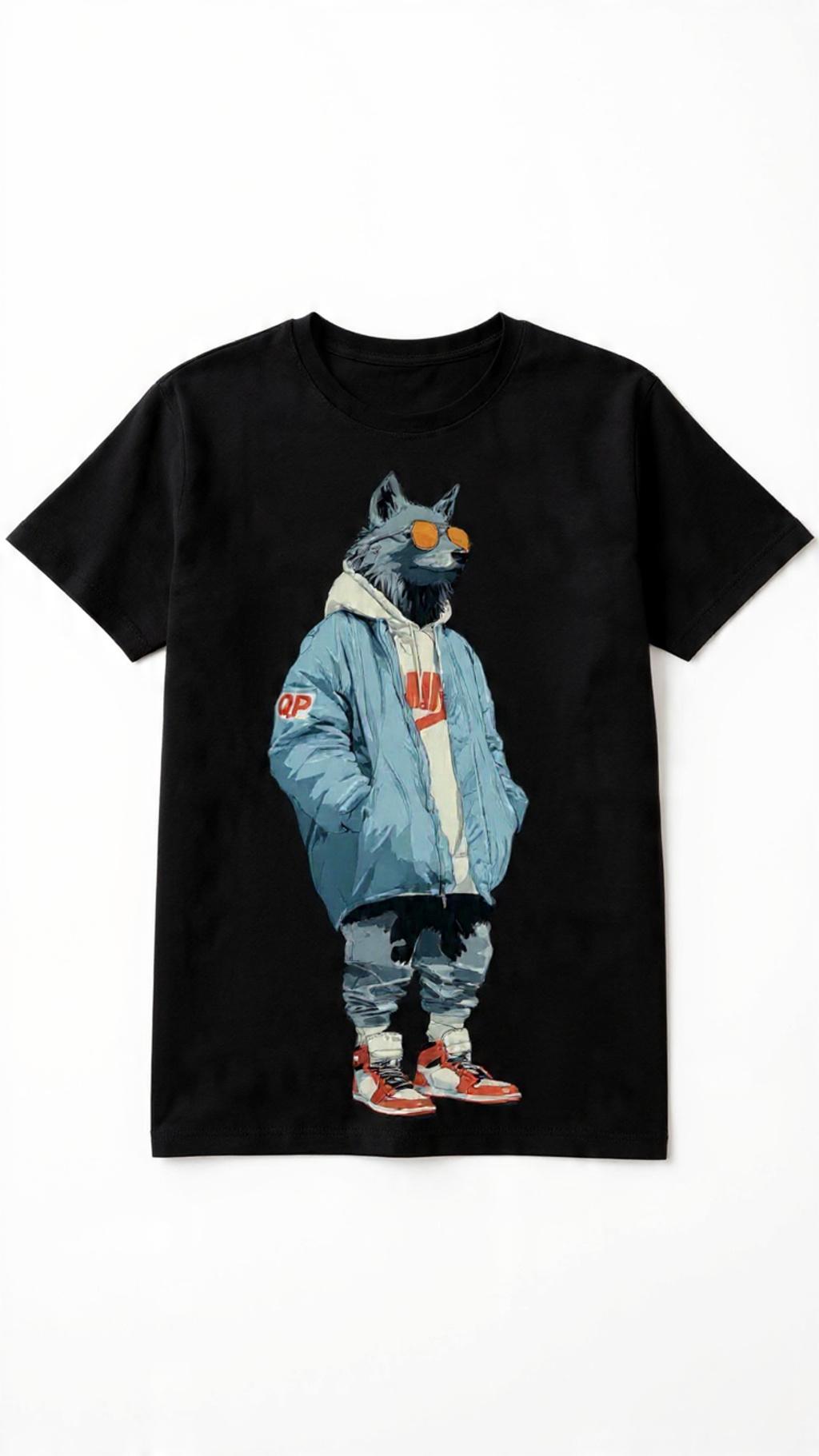Short Sleeve Wolf T-Shirt